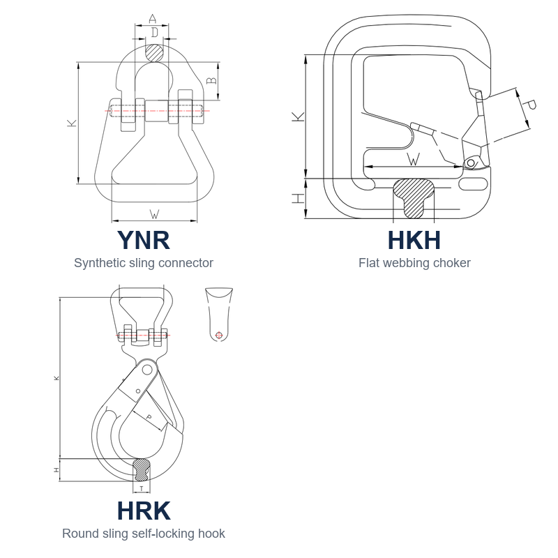 Clever Lifting sling connector and hook